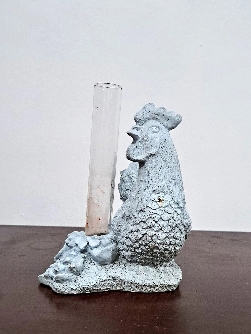 Rooster Glass Rain Catcher Decor